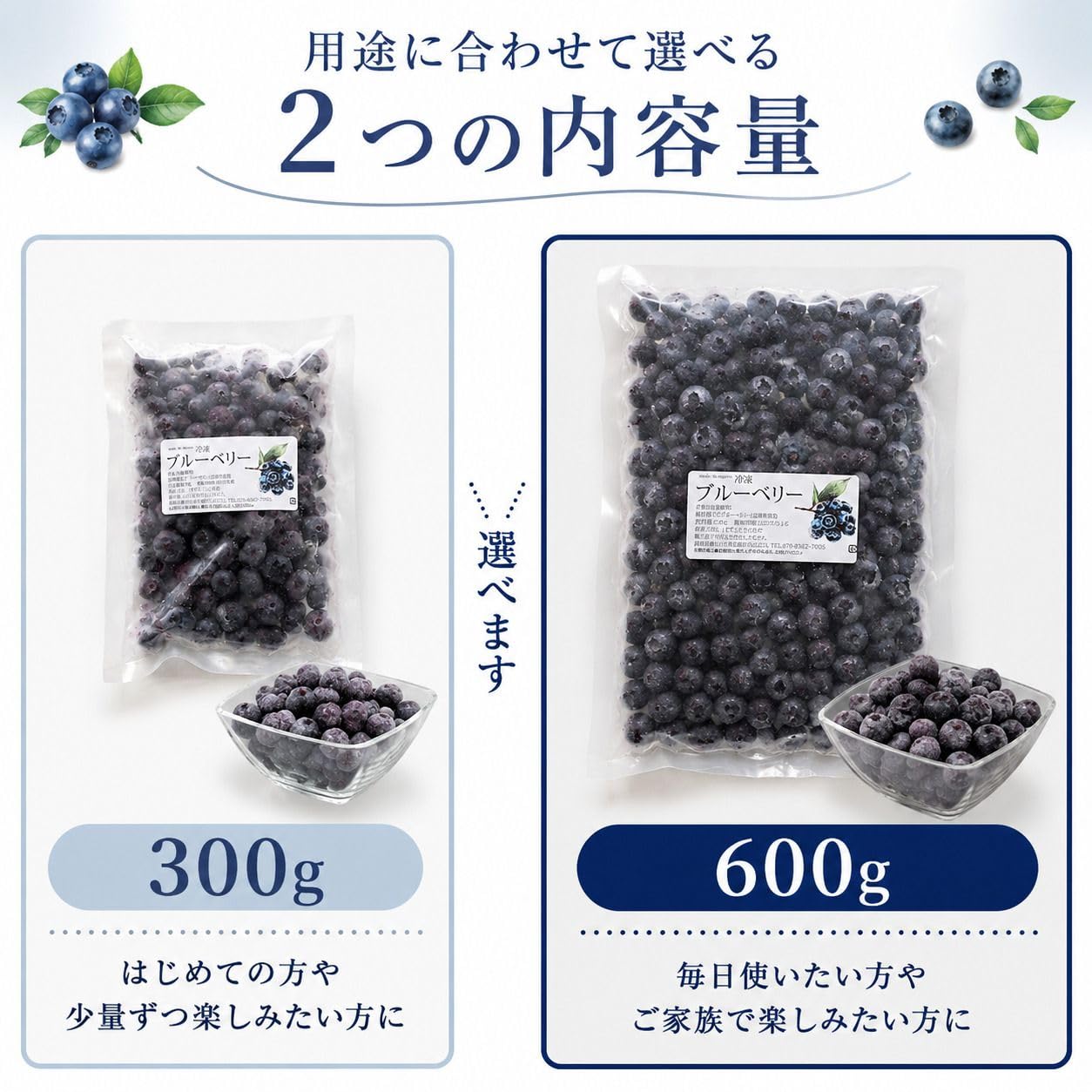 Amazon.co.jp: わらいみらい 国産 長野県産 ブルーベリー 冷凍